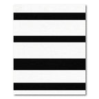Graphic Horizontal Contrast Lines Rug