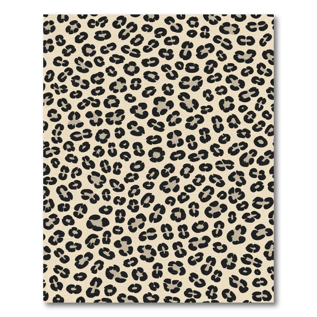 Classic Beige Leopard Spot Rug