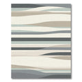 Neutral Tonal Landscape Stripe Rug