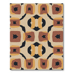 Earthy Geometric Abstract Shapes Rug