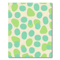 Aqua Green Organic Pebble Rug