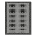 Geometric Gray Diamond Cascade Rug