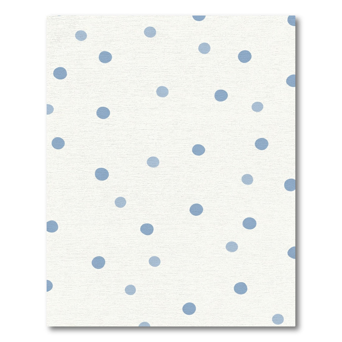 Light Blue Polka Dot Scatter Rug