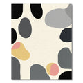 Abstract Organic Shapes Color Block Rug