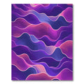 Vibrant Purple Pink Wavy Flow Rug