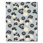 Grey Cream Abstract Spot Rug