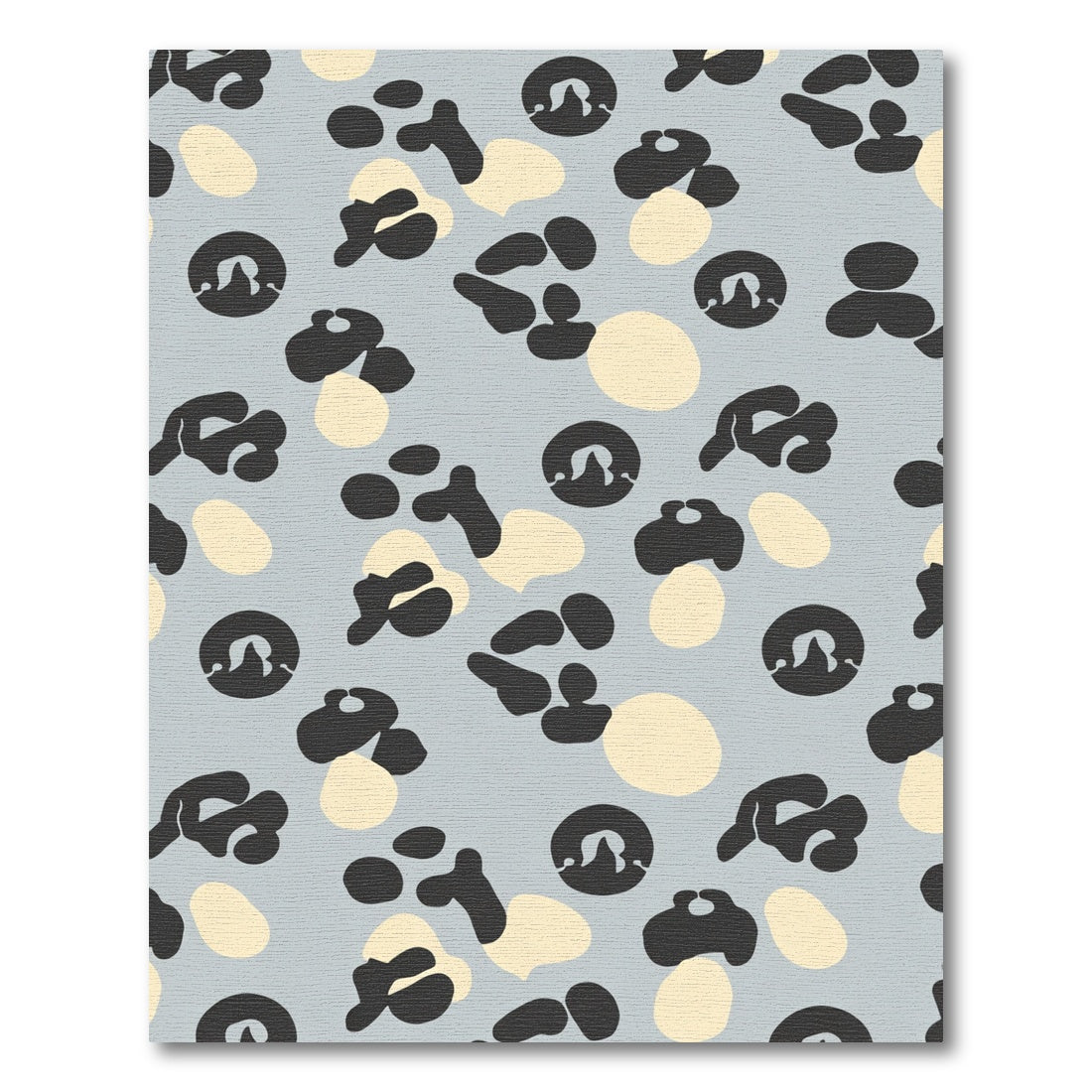 Grey Cream Abstract Spot Rug