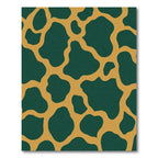 Deep Emerald Golden Spots Rug