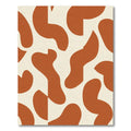Burnt Orange Organic Organic Shapes Rug