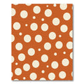 Terracotta White Polka Dot Classic Rug