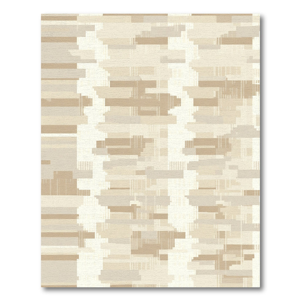 Neutral Geometric Shattered Blocks Rug