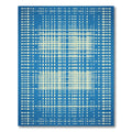 Geometric Cream Diamond Lattice Rug