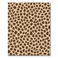 Brown Spots Textured Modern Rug