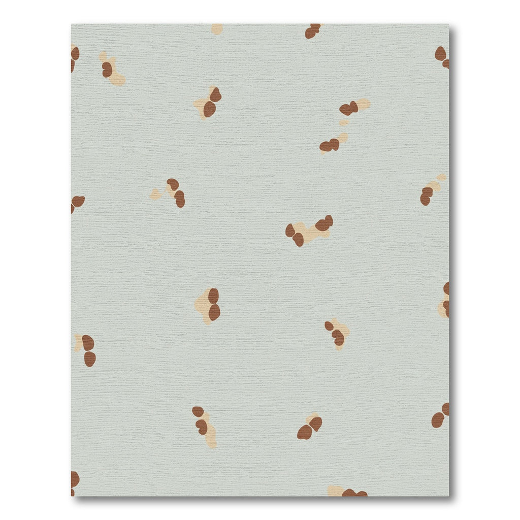 Neutral Speckled Abstract Shapes Rug