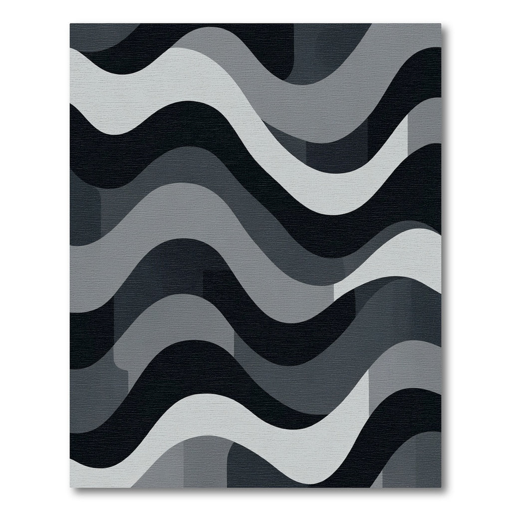 Monochromatic Wave Abstract Rug