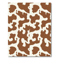 Brown White Organic Spots Rug
