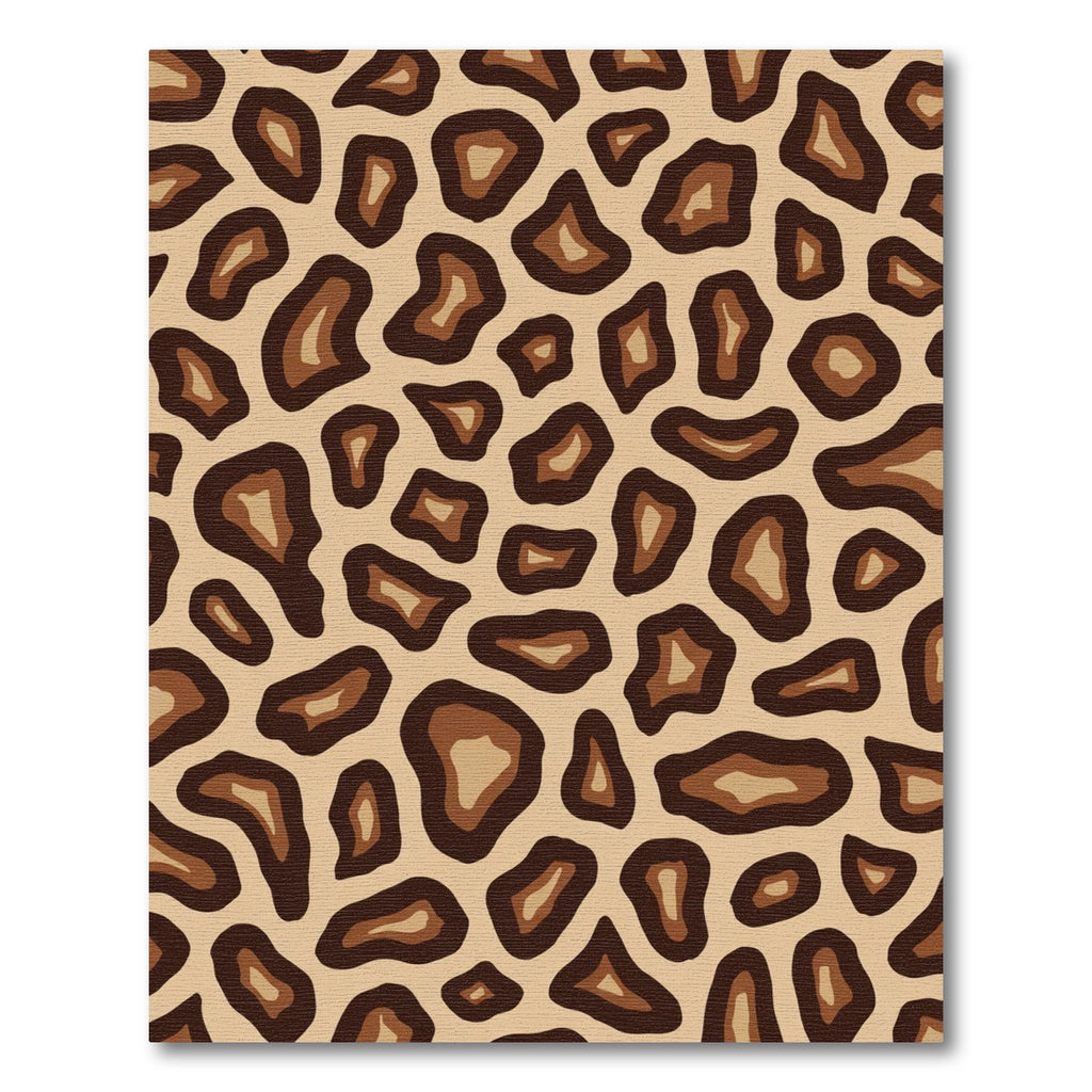 Warm Animal Spots Organic Form Rug