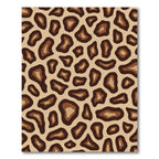 Warm Animal Spots Organic Form Rug