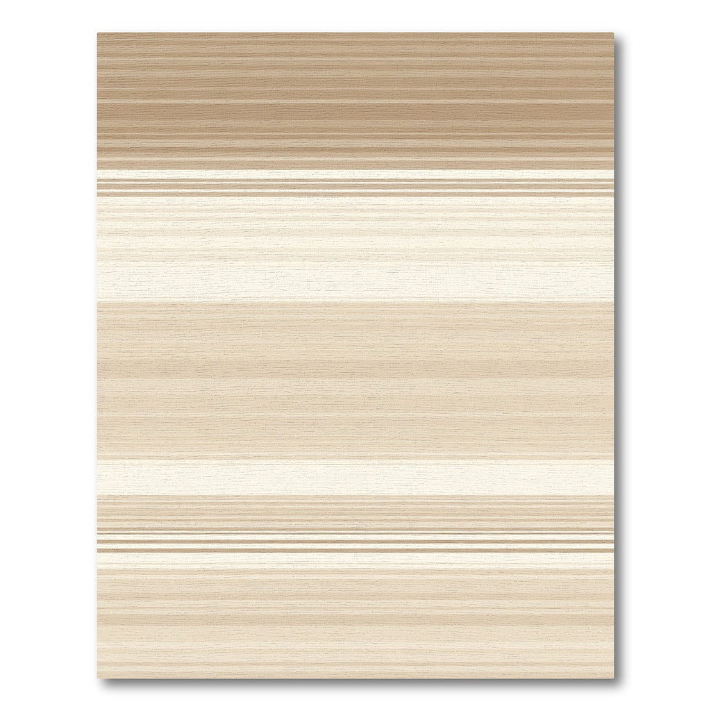 Earthy Beige Horizontal Stripe Rug