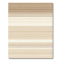 Earthy Beige Horizontal Stripe Rug