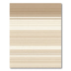 Earthy Beige Horizontal Stripe Rug
