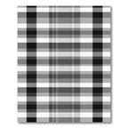 Monochromatic Plaid Grid Rug