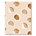 Earthy Brown Hazelnut Scattered Composition Rug