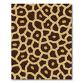 Brown Tan Giraffe Spot Texture Rug