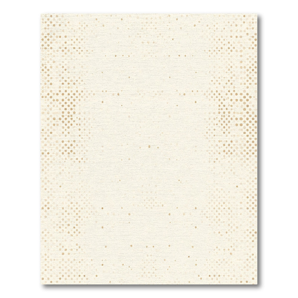 Subtle Gold Speckled Gradient Rug