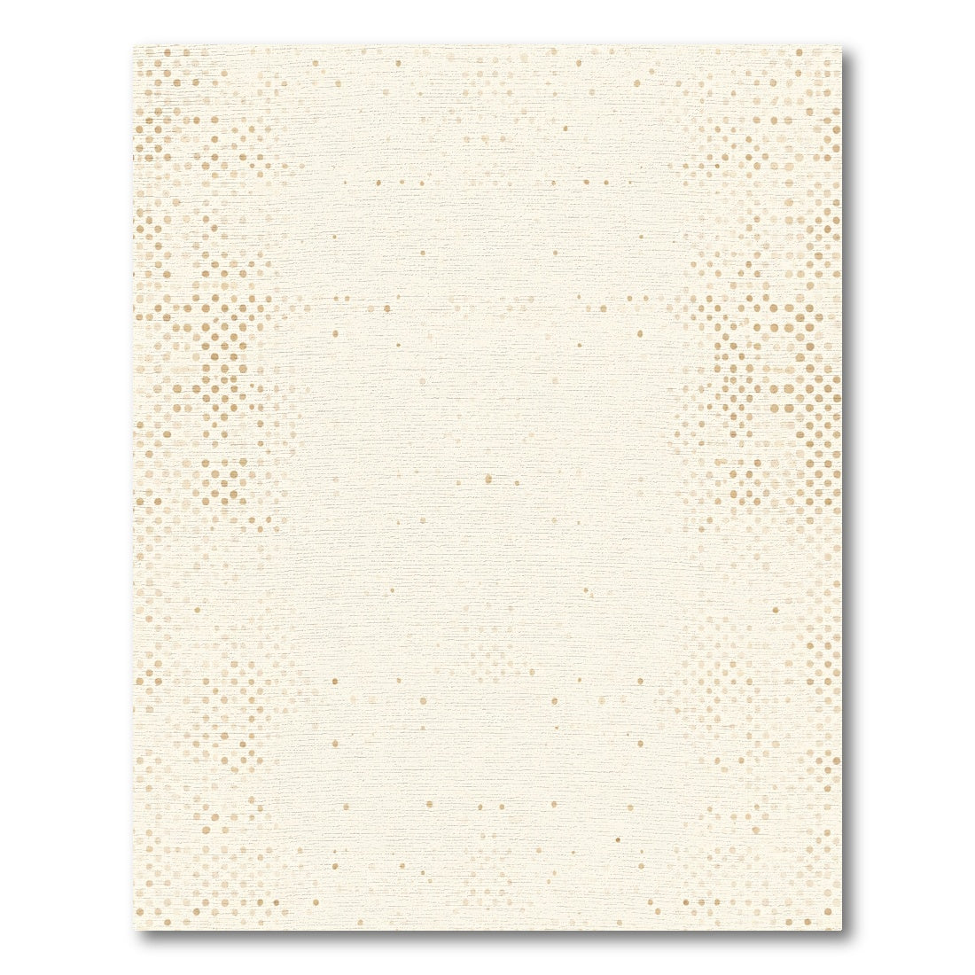 Subtle Gold Speckled Gradient Rug