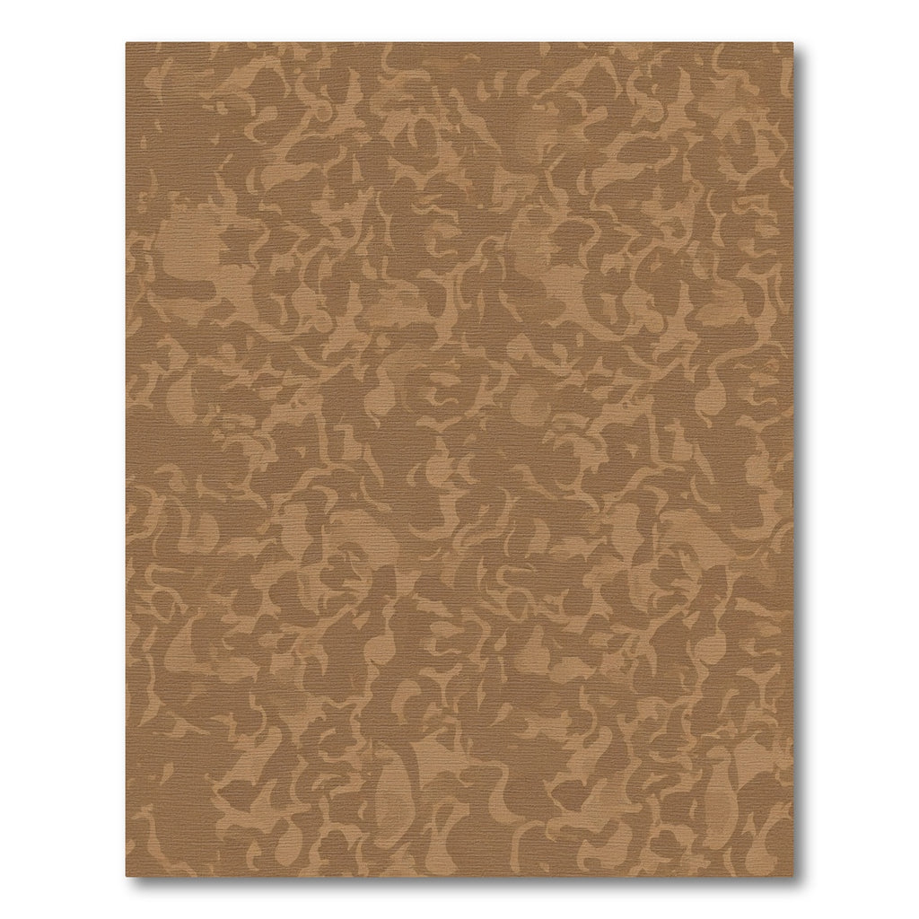 Earthy Suede Abstract Swirls Rug