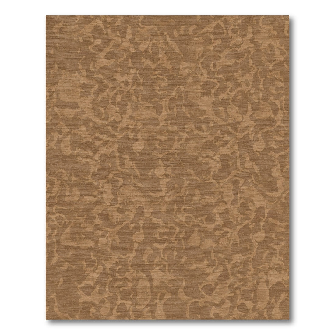 Earthy Suede Abstract Swirls Rug
