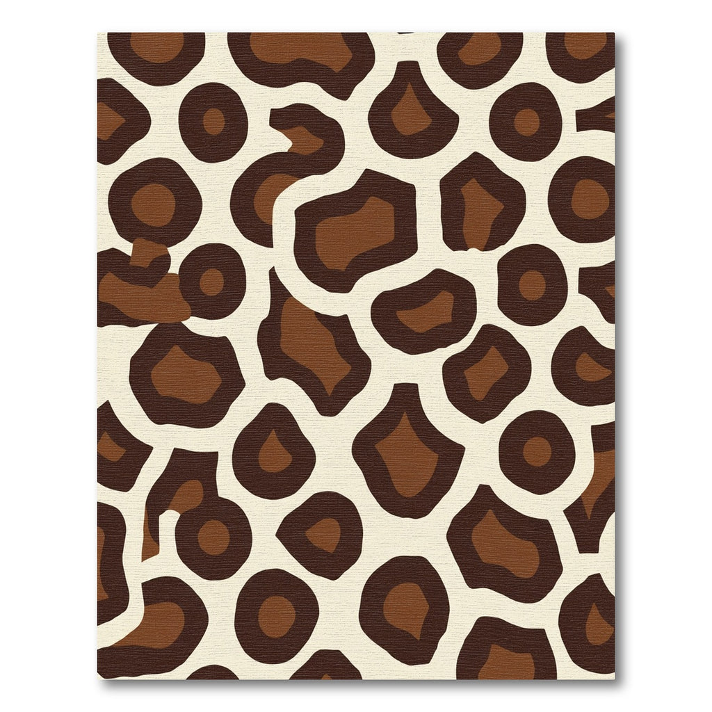 Bold Brown Giraffe Spots Rug