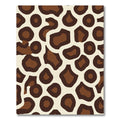 Bold Brown Giraffe Spots Rug