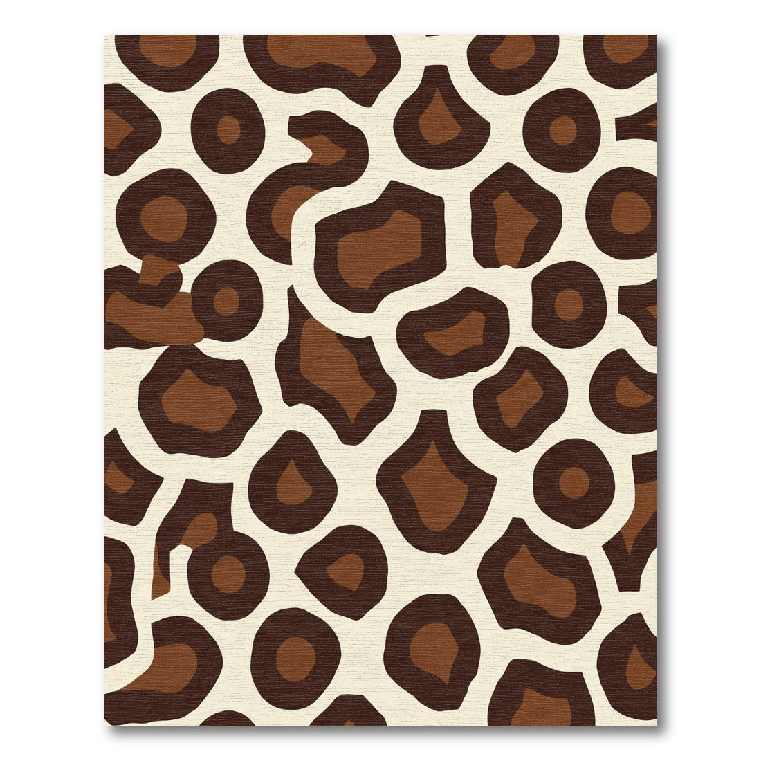 Bold Brown Giraffe Spots Rug