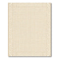 Neutral Checkered Border Artwork Rug