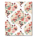 Crimson Blush Floral Arrangement Rug