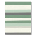Sage Green Horizontal Stripe Rug