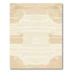 Sandy Beige Watercolor Brushstroke Rug
