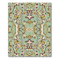 Green Gold Brown Swirl Abstract Rug