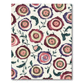 Deep Burgundy Floral Medley Rug