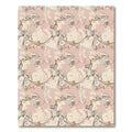 Soft Blush Abstract Figure Arrangement Rug
