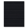 Classic Black Horizontal Wavy Lines Rug