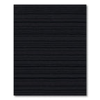 Classic Black Horizontal Wavy Lines Rug