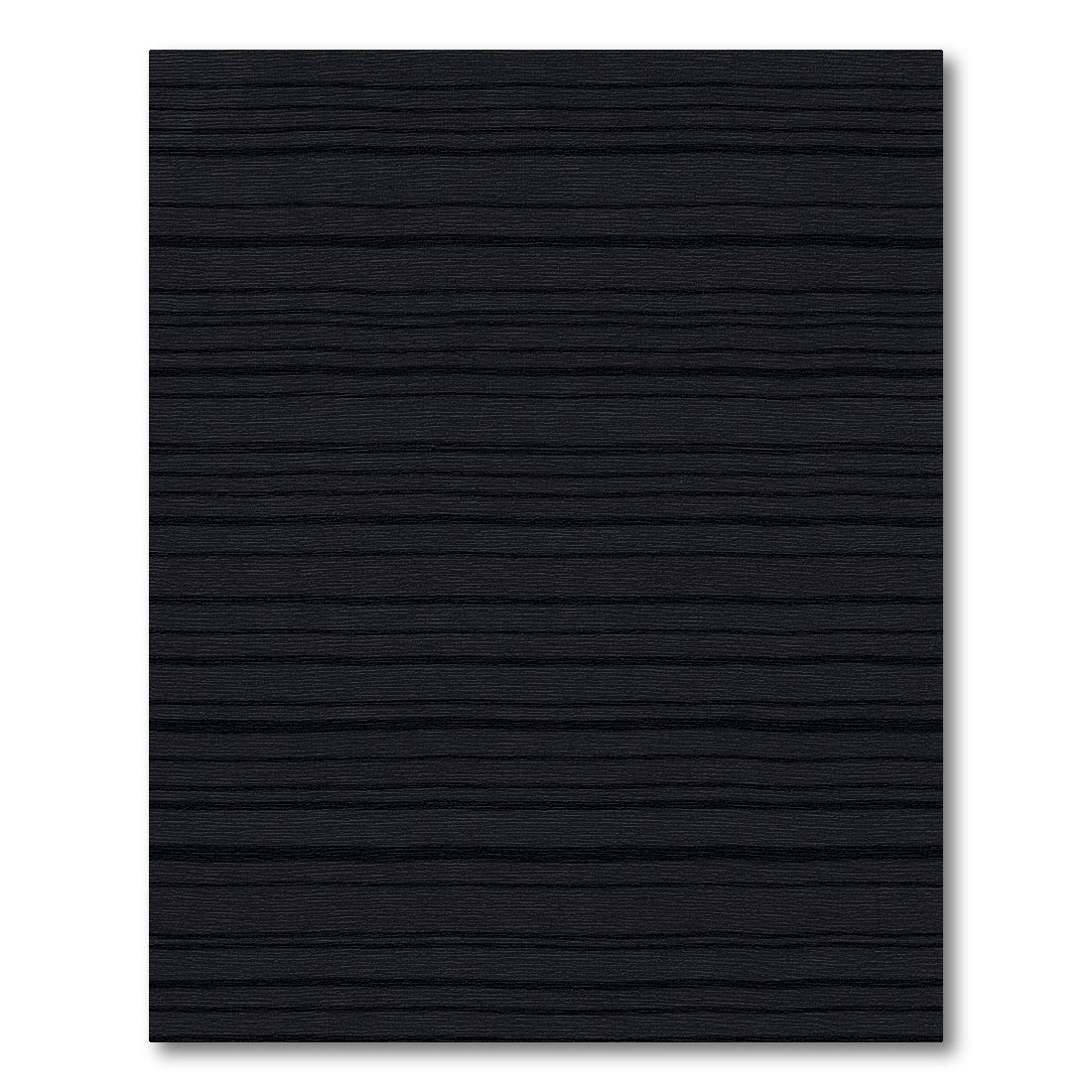 Classic Black Horizontal Wavy Lines Rug