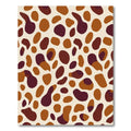 Terra Cotta Abstract Blob Medley Rug