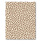 Burnt Orange Speckled Spot Rug