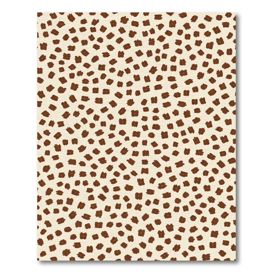 Burnt Orange Speckled Spot Rug
