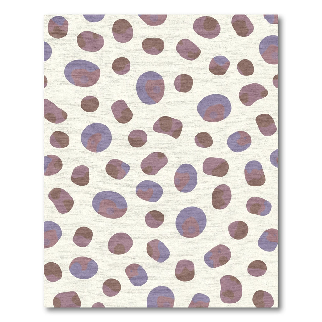 Mottled Lavender and Taupe Gumballs Rug