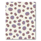 Mottled Lavender and Taupe Gumballs Rug